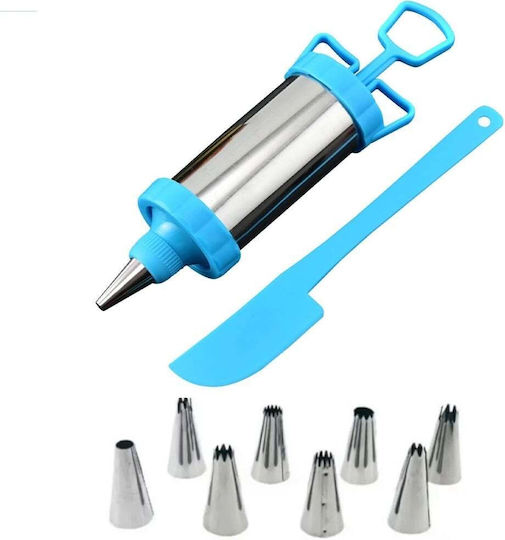 Pufo Spritzbeutel Metallisch 9 Stück