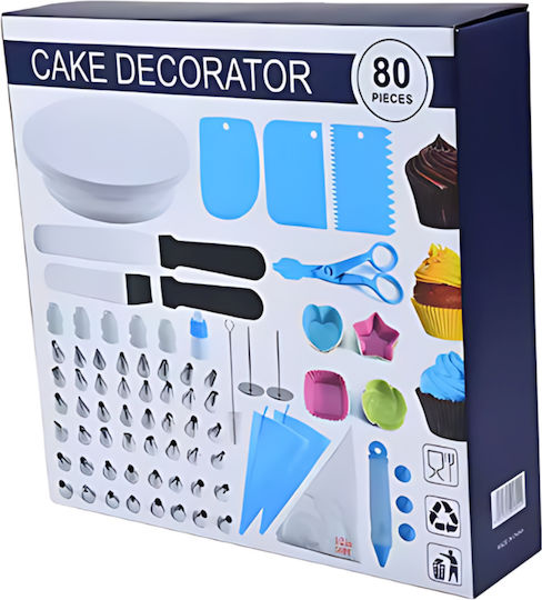 Cake Satz Spritzbeutel Silikon 80Stücke 5906233806684