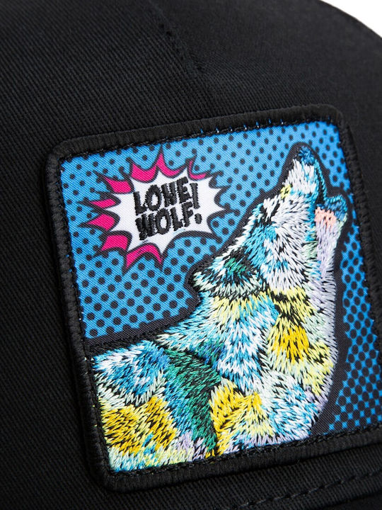 Jockey Popart Lone Wolf Black Wolf Goorin Bros