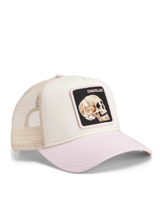 Καπέλο Jockey Cancelled Skull Κρανίο Ιβουάρ Goorin Bros