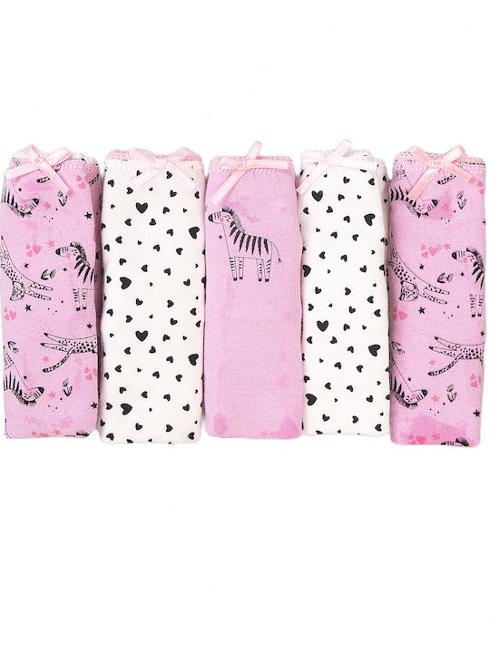 Minoti Set Kids Panties 5 Pieces White
