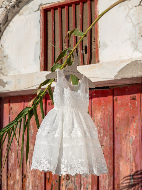 Sugar N Spice White Baptism Dress