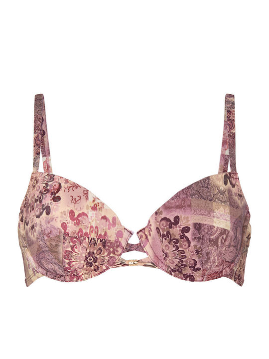 Bikini Top With Padding Purple
