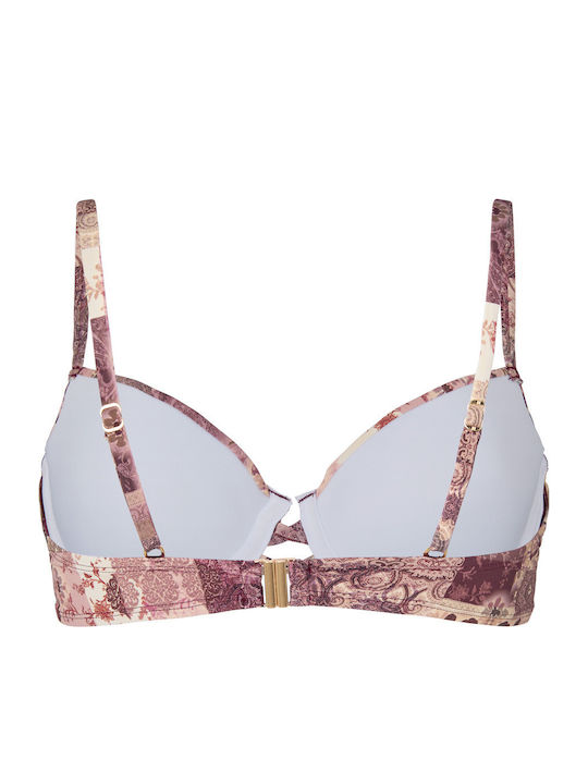 Bikini Top With Padding Purple