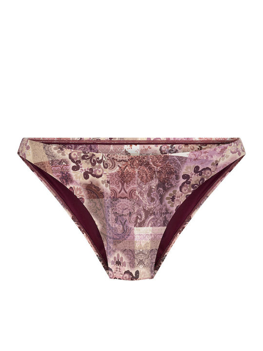 Bikinihosen Brasil Hohe Taille Lila