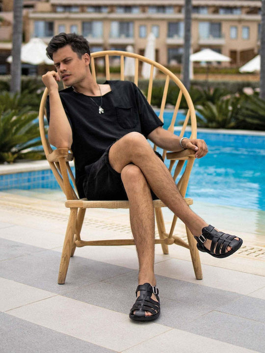 Ανδρικά Ανατομικά Σανδάλια Μενέλαος Καφέ