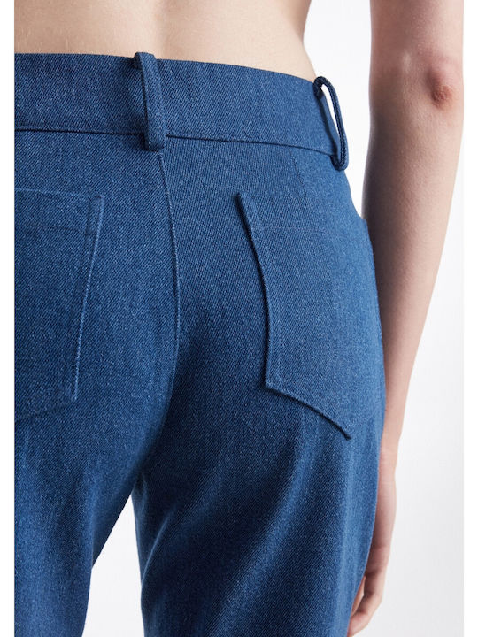 High Rise Women's Jean Pants Flared In Slim Fit