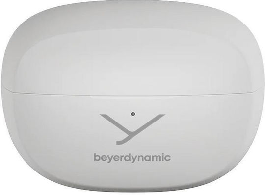 BeyerDynamic Amiron Zero Open Ear Handsfree Bluetooth Căști cu Rezistență la Transpirație și Husă de Încărcare Albe