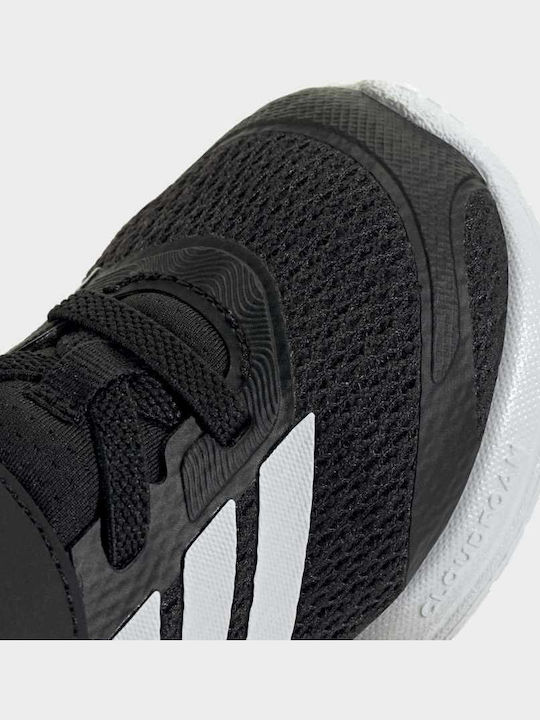 Runfalcon Kinder Sportschuhe Running mit Schnürsenkeln Schwarze