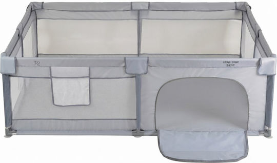 Moni Gamezone Basic Playpen with Mattress Grey 200x150cm