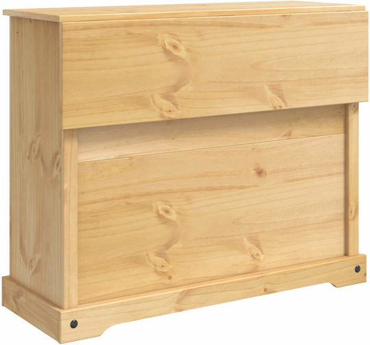 Freestanding Cabinet Honey Wax 112x70x91.5cm