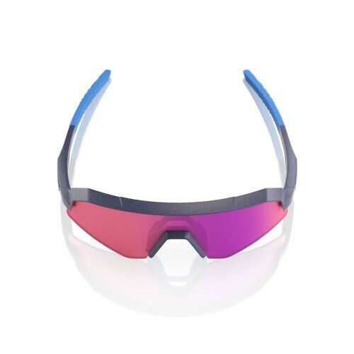 100% Cycling Glasses Slendale With Purple Frame And Mirror Lenses
