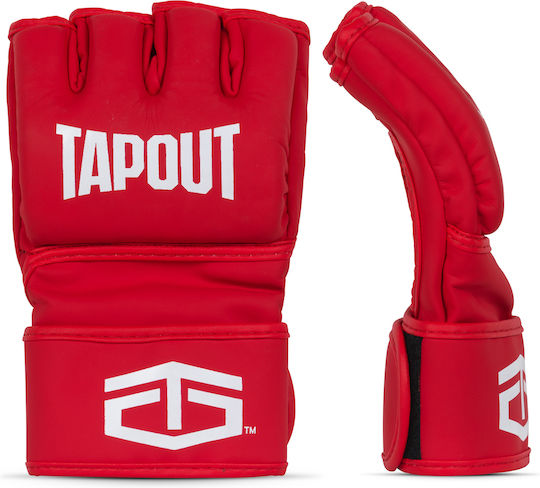 Γάντια Mma Tapout Hasley Artificial Leather Mma Sparring Gloves Red White