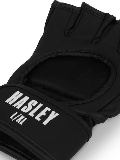 Tapout Hasley Artificial Leather MMA Sparring Gloves Black White