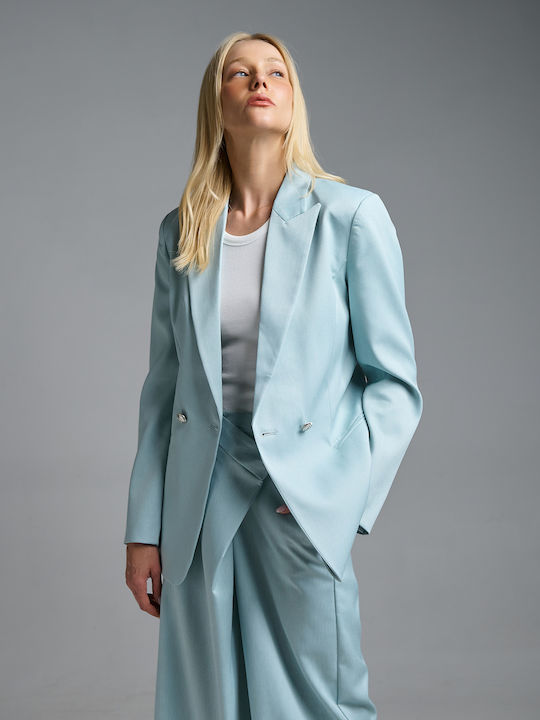 Vicolo Vicolo Damen Blazer Türkis