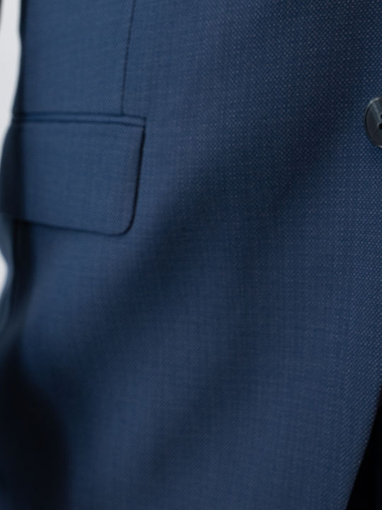 Men's Suit with Vest Blue Navy