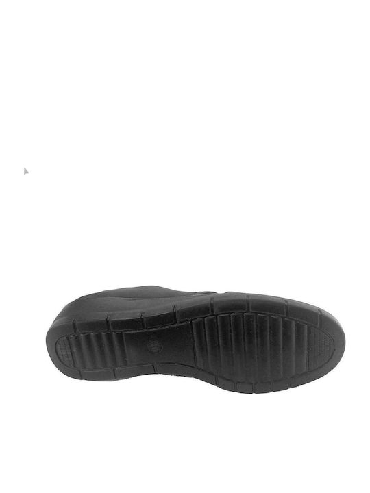 Γυναικεία Slip-On από Συνθετικό Δέρμα Μαύρα