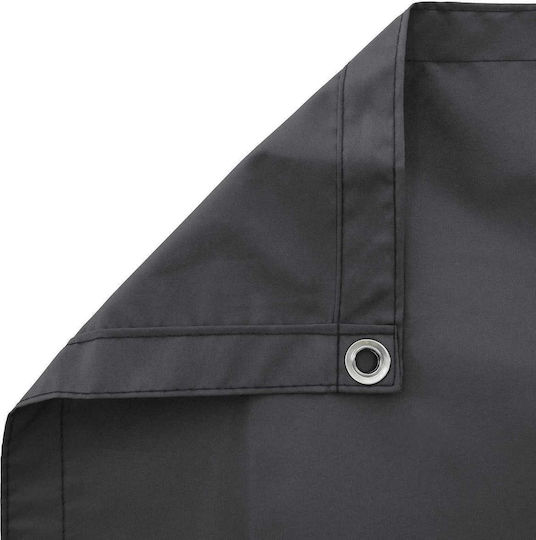 vidaXL Black Mesh Shade Fabric with PU Coating 1.5x4m 160gr/m²