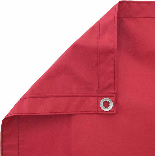 vidaXL Burgundisches Netz- und Schattengewebe mit PU-Beschichtung 1,8x4m 160g/m²