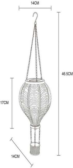SteweHome Lampă Solară 4W cu Lumină Alb Cald