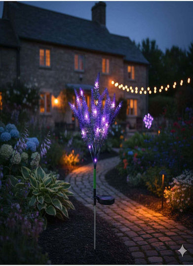 SteweHome Spiked Solar Flowerpot Light with Photocell