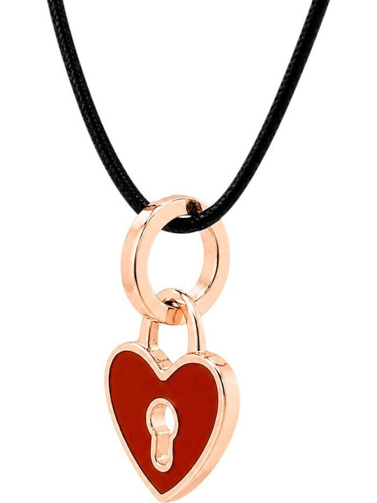 Rebecca Charm από Ροζ Επιχρυσωμένο Ατσάλι Rebecca Charm από Ροζ Επιχρυσωμένο Ατσάλι