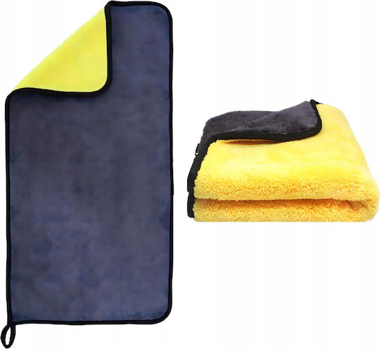 Falon-Tech Πετσέτα Microfiber Προσώπου Κίτρινη 90x60εκ.