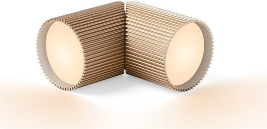 Lexon Dekoratives Tischlicht LED Kaltweiß 2Stück 4,8x4,8cm