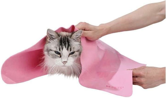 M-pets Absorbent Quick-Dry Towel for Dog and Cat Pink Bubble 64×43cm