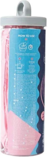 M-pets Absorbent Quick-Dry Towel for Dog and Cat Pink Bubble 64×43cm