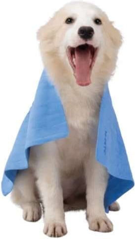 M-pets Απορροφητική Πετσέτα Στεγνώματος Σκύλο Γάτα Quick-dry Blue Bubble 64×43cm