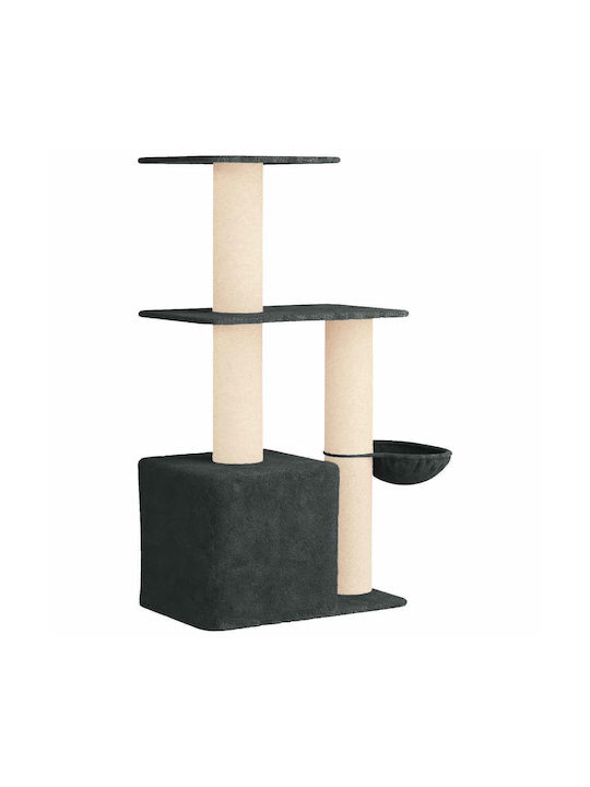 vidaXL Scratching Post Cat Tree Grey 87x43x133cm