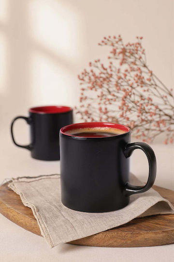 SteweHome Set Christmas Ceramic Plates 345ml 2 Pieces