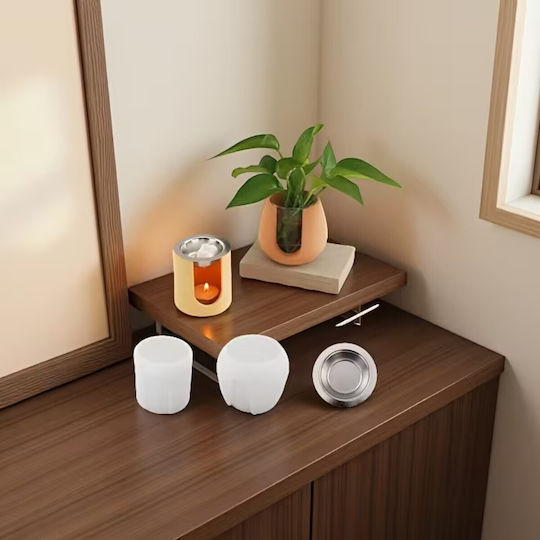 Καλούπι Σιλικόνης Καυστήρα Wax Melts Καμπυλωτό 104x90mm