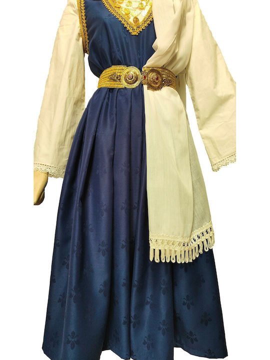 Costum tradițional pentru copii cu eșarfă