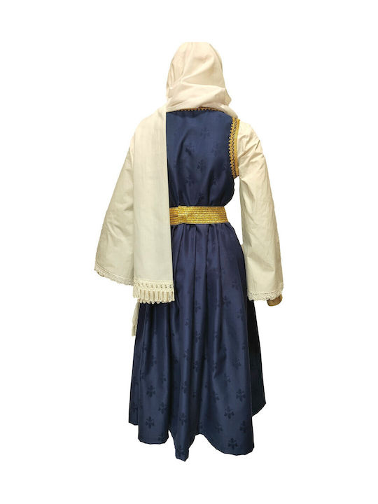 Costum tradițional pentru copii cu eșarfă