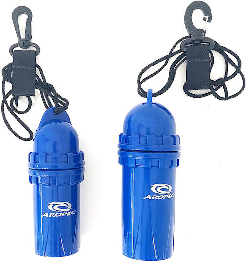 Waterproof Cylindrical Blue Case Aropec