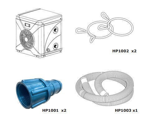 Exit Toys Poolheizung Pumpe 3,7 kW 40x45x38 cm