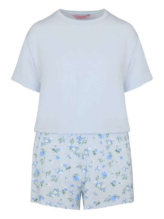 Hunkemöller Sommerliches Damen-Set Schlafanzug Ancient Water