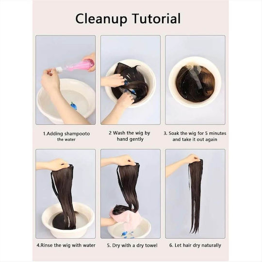 Künstliche Haarverlängerung Wig 6a 23cm