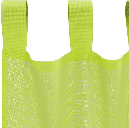 vidaXL Set Vorhänge mit Grommets Voile Grüner Apfel 140x225cm