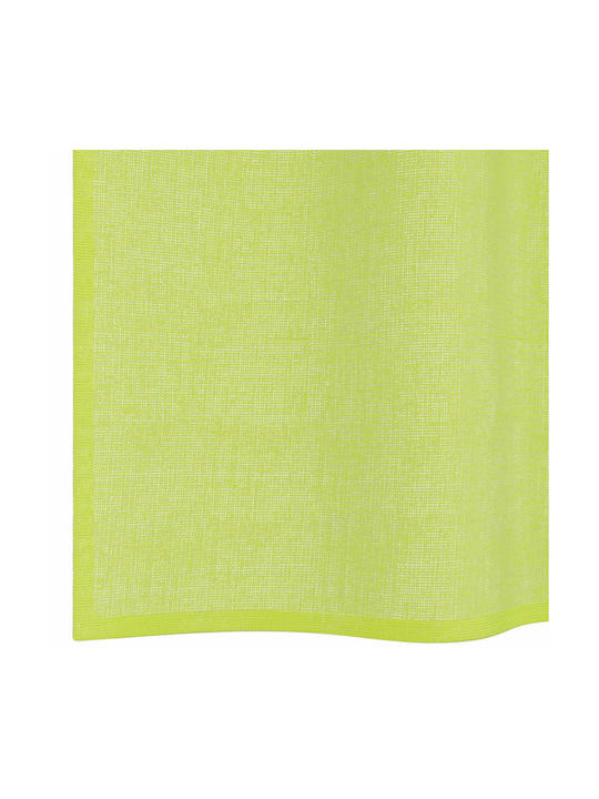 vidaXL Set Perdele Cu Capse Husă Verde Măr 140x225cm