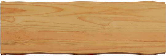 Dining Bench with Wooden Brown Surface 91.5x29x45.5cm
