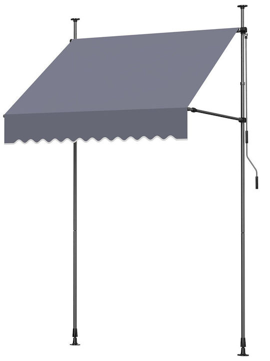 Vevor Cort Terasă Gri 3x1.5m