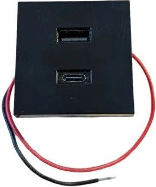 Shelly Încărcător Usb Suport De Perete Negru