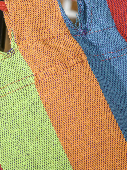 Outsunny Hammock Fabric with Stand Multicolour 270x100cm