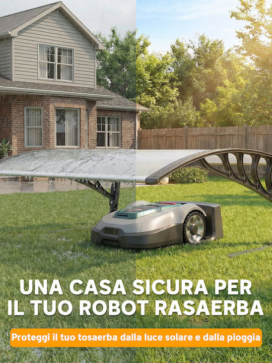 Outsunny Поликарбонатен Покрив За Гараж Ш100xД81cm