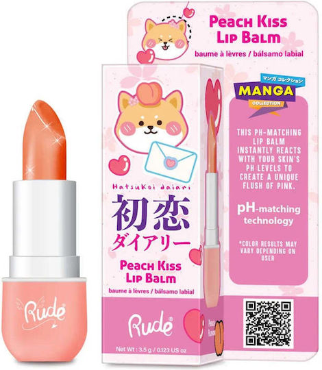 Rude Cosmetics Lip Balm Peach Kiss 3.5gr