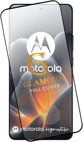 Idol 1991 Glamour Tempered Glass Motorola Signature 5g 6.8in 9h 0.30mm Full Cover 3d Edge Glue Finger Unlock Black
