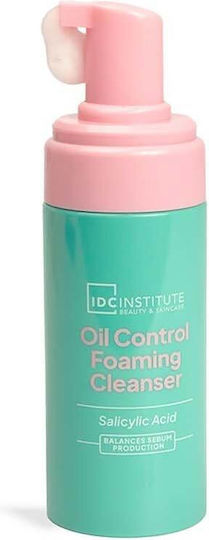 IDC Institute Oil Control Foaming Facial Cleanser Salicylic Acid Foam Facial Cleansing 120ml